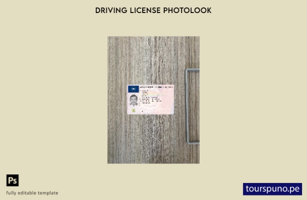listo para imprimir plantilla frontal de aspecto fotográfico de la versión del 3